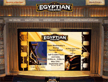 Tablet Screenshot of egyptiantheatreoregon.com